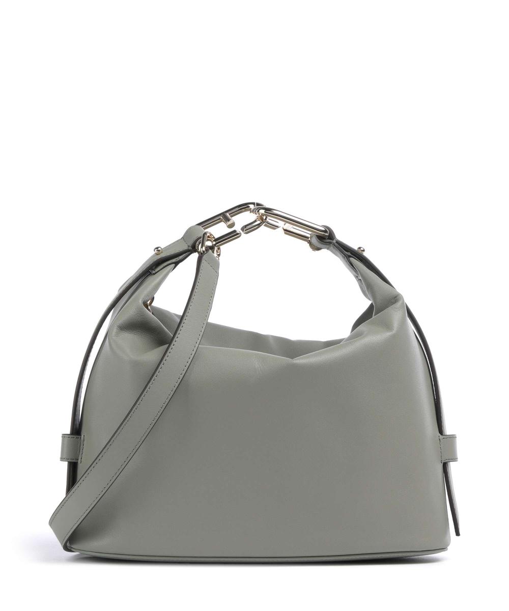 

Сумка Nuvola m из мелкозернистой кожи Furla, зеленый