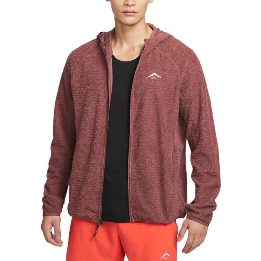 

Мужская беговая куртка Trail Dri FIT Fleece Nike, коричневый