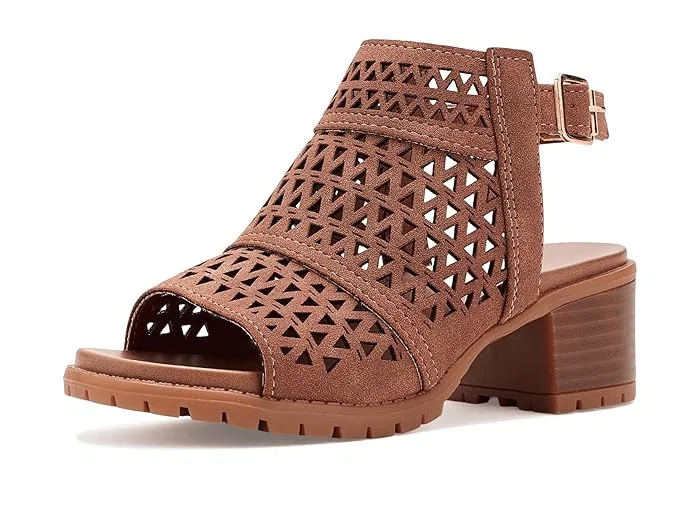 Босоножки на каблуке Mollee Mia Kids, Cognac