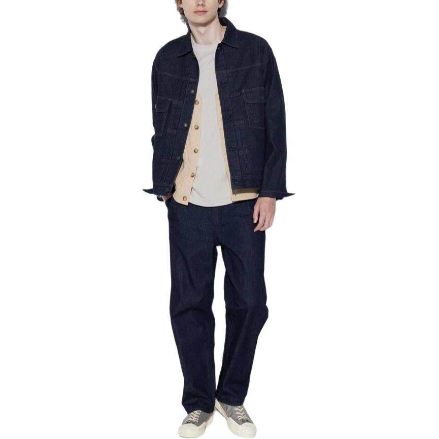 

UNIQLO Куртка унисекс темно-синяя, 68 Dark Blue