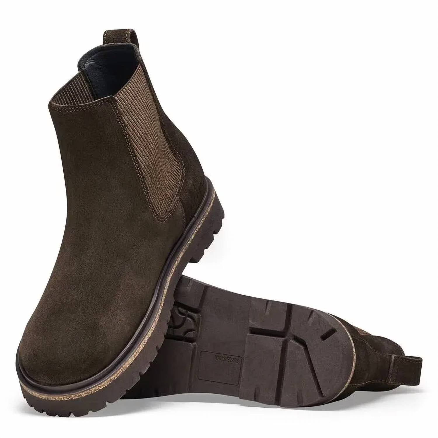 Женские ботинки челси Birkenstock Highwood замшевые, мокко — фото 3