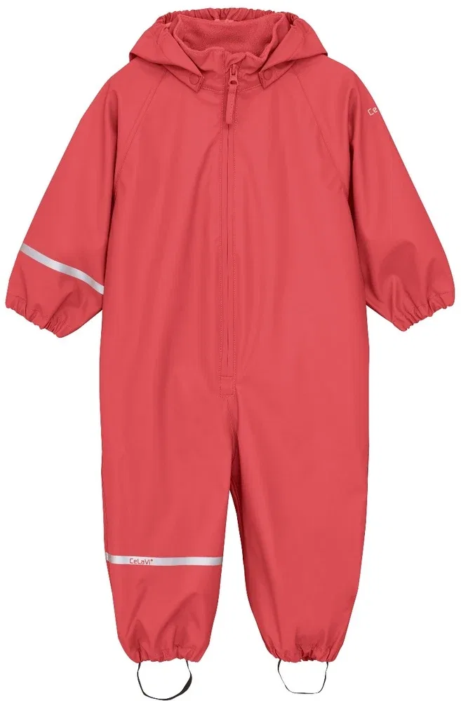 Детский дождевик Basic Rainwear Suit PU, CeLaVi, красный