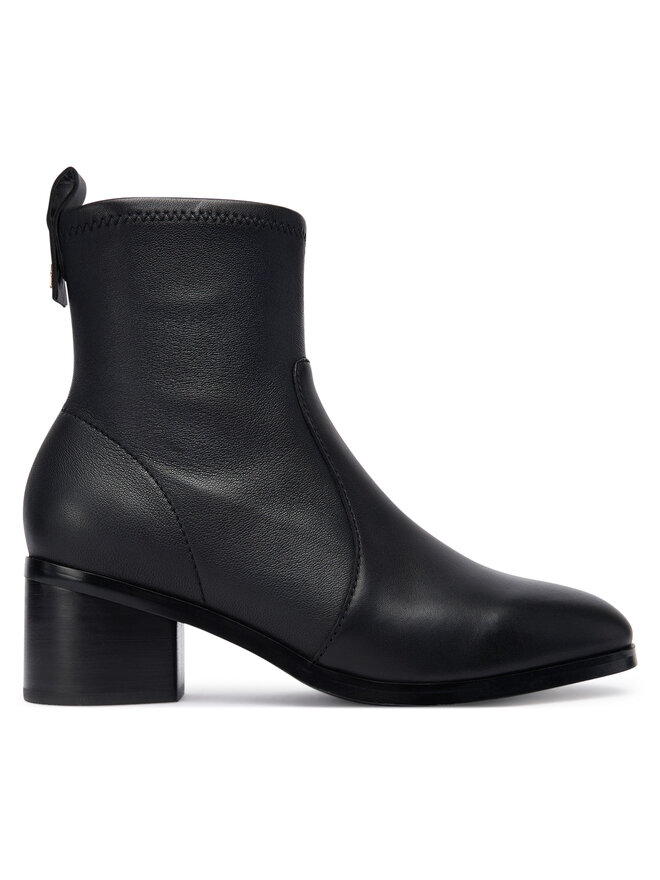 Ботильоны Th Stretch Leather Bootie FW0FW08860 Tommy Hilfiger, черный