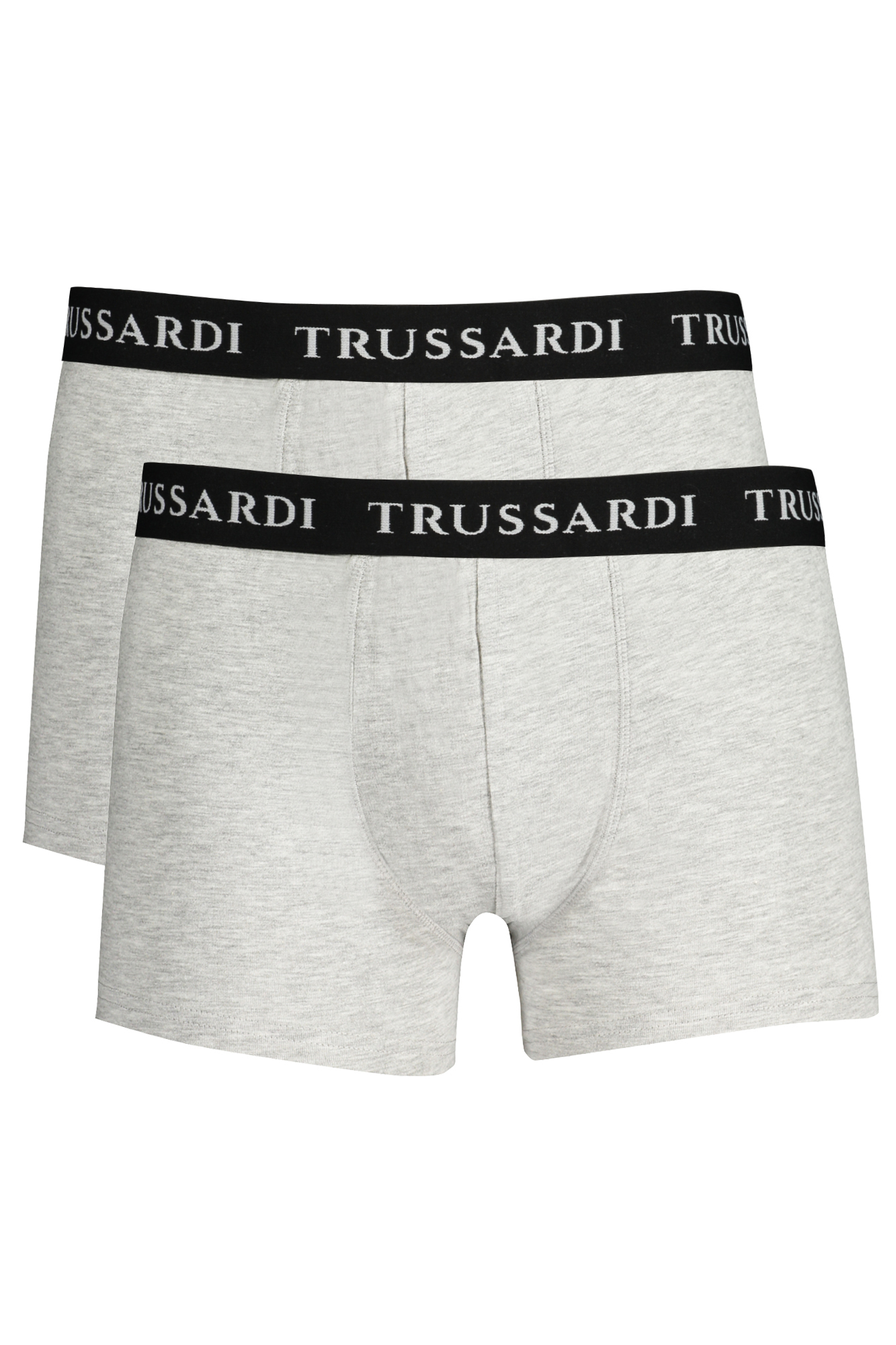

Мужские боксеры Trussardi хлопковые с логотипом 2 шт, серый
