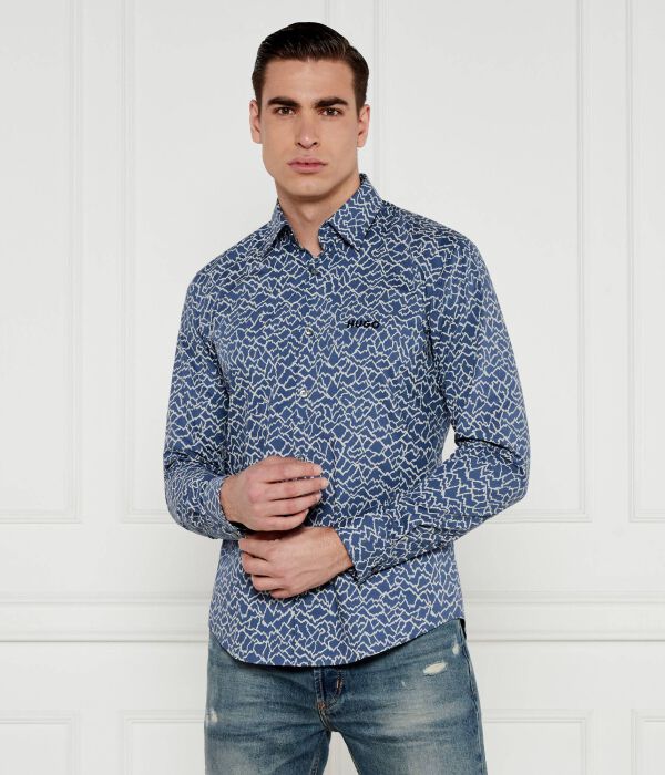 

Футболка Hugo Hermo Slim Fit, синий