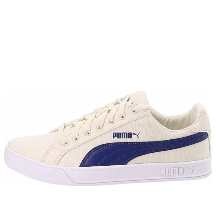 

Кеды PUMA Smash Vulc Canvas Retro Sports Casual Shoes White 374754-06, кремовый