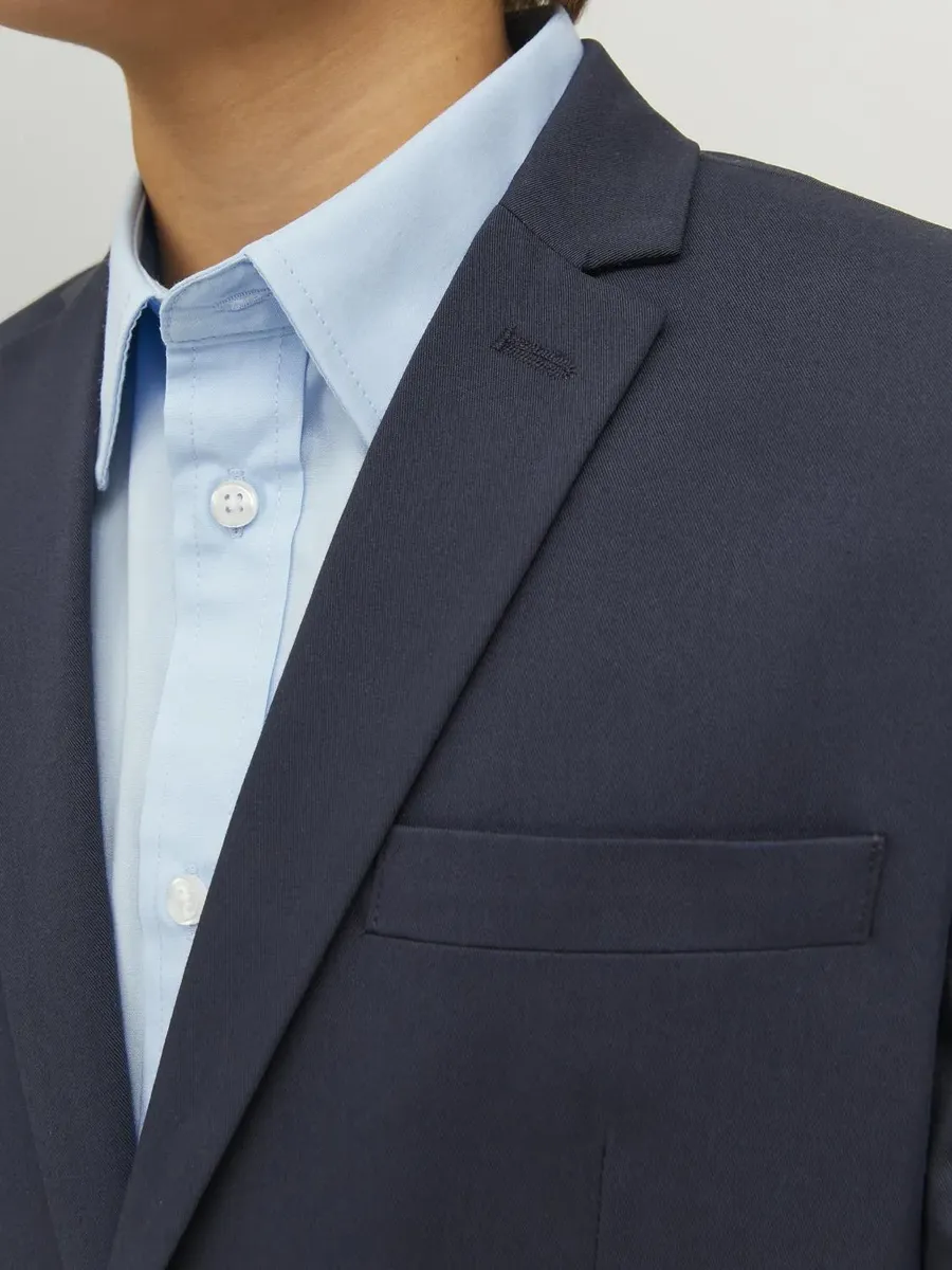 Детская куртка Jack & Jones "JPRSOLAR BLAZER NOOS JNR" Jack & Jones Junior, синий — фото 3