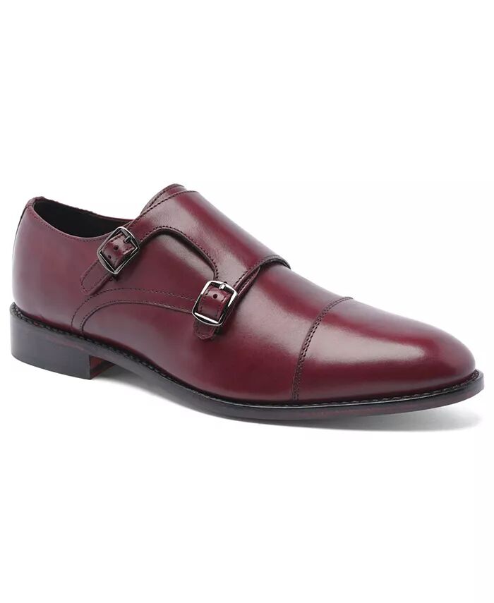 

Мужские туфли Roosevelt II Double Monk Strap Goodyear Welt Anthony Veer, красный