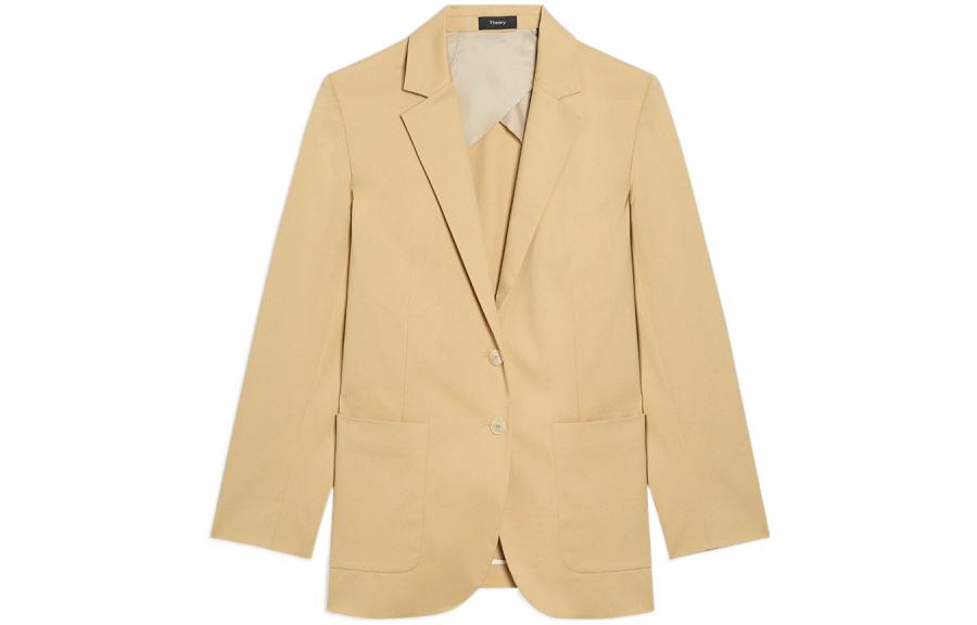 

THEORY Деловые костюмы для женщин, бежево-желтый, Moderate