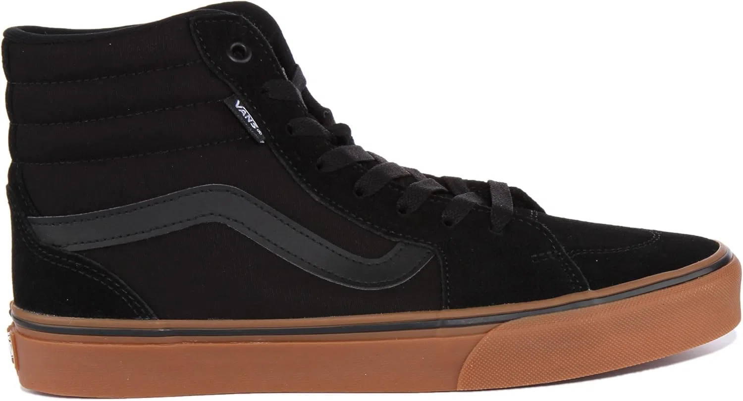 Кроссовки Vans Filmore Hi для мужчин, высокие, черные, для отдыха — фото 3