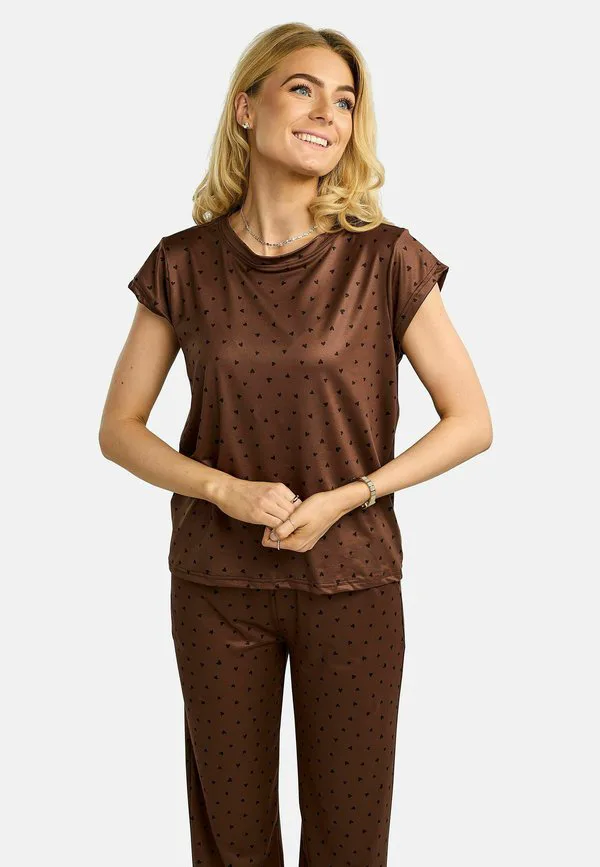 

Футболка с принтом almau Liberté Essentiel, Brown Black Heart, Черный, Футболка с принтом almau Liberté Essentiel, Brown Black Heart