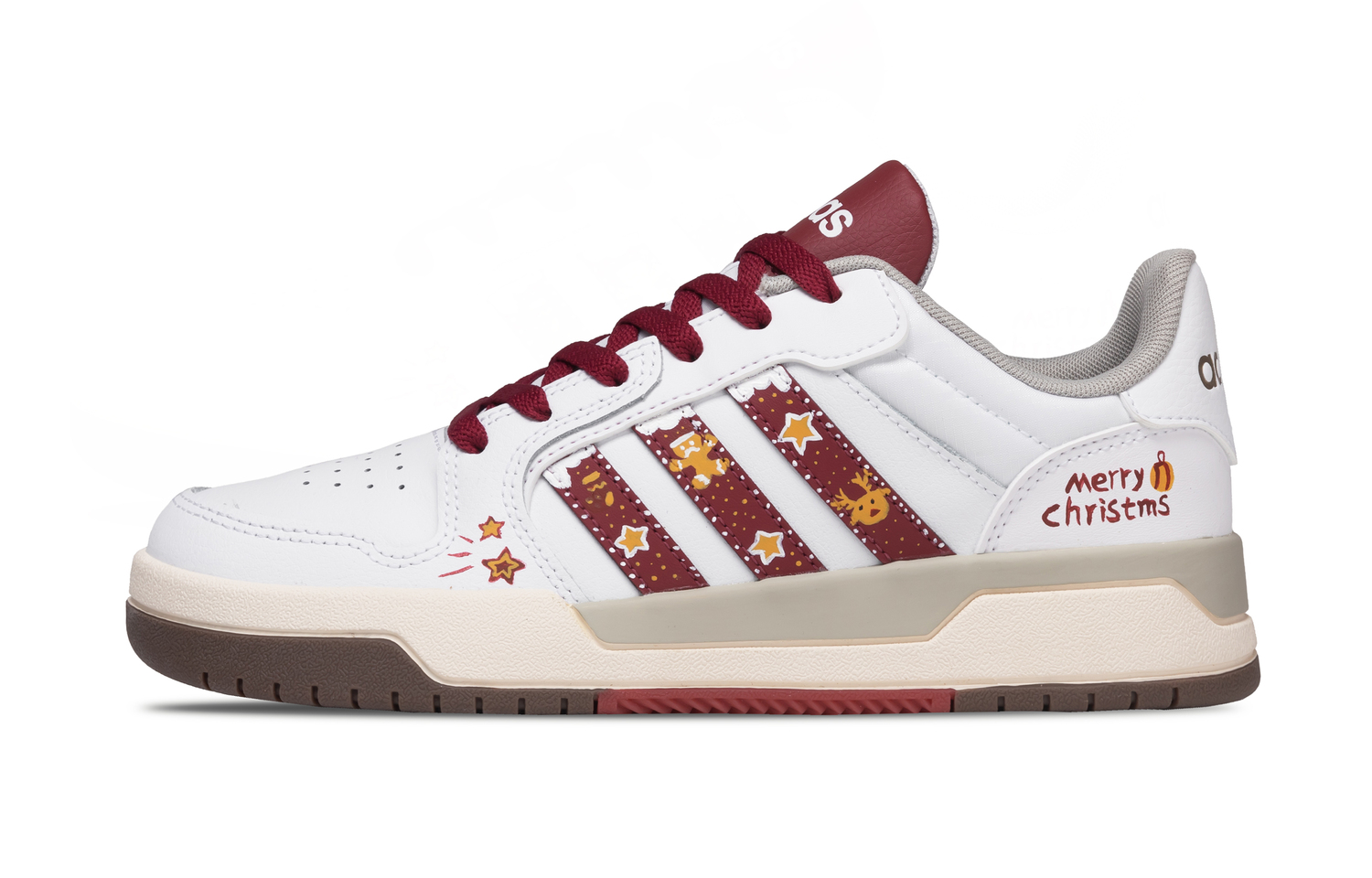 

Adidas Neo Кроссовки для скейтбординга Enprap Red Rhyme Christmas Adventure с амортизацией из искусственной кожи, износостойкие, низкие