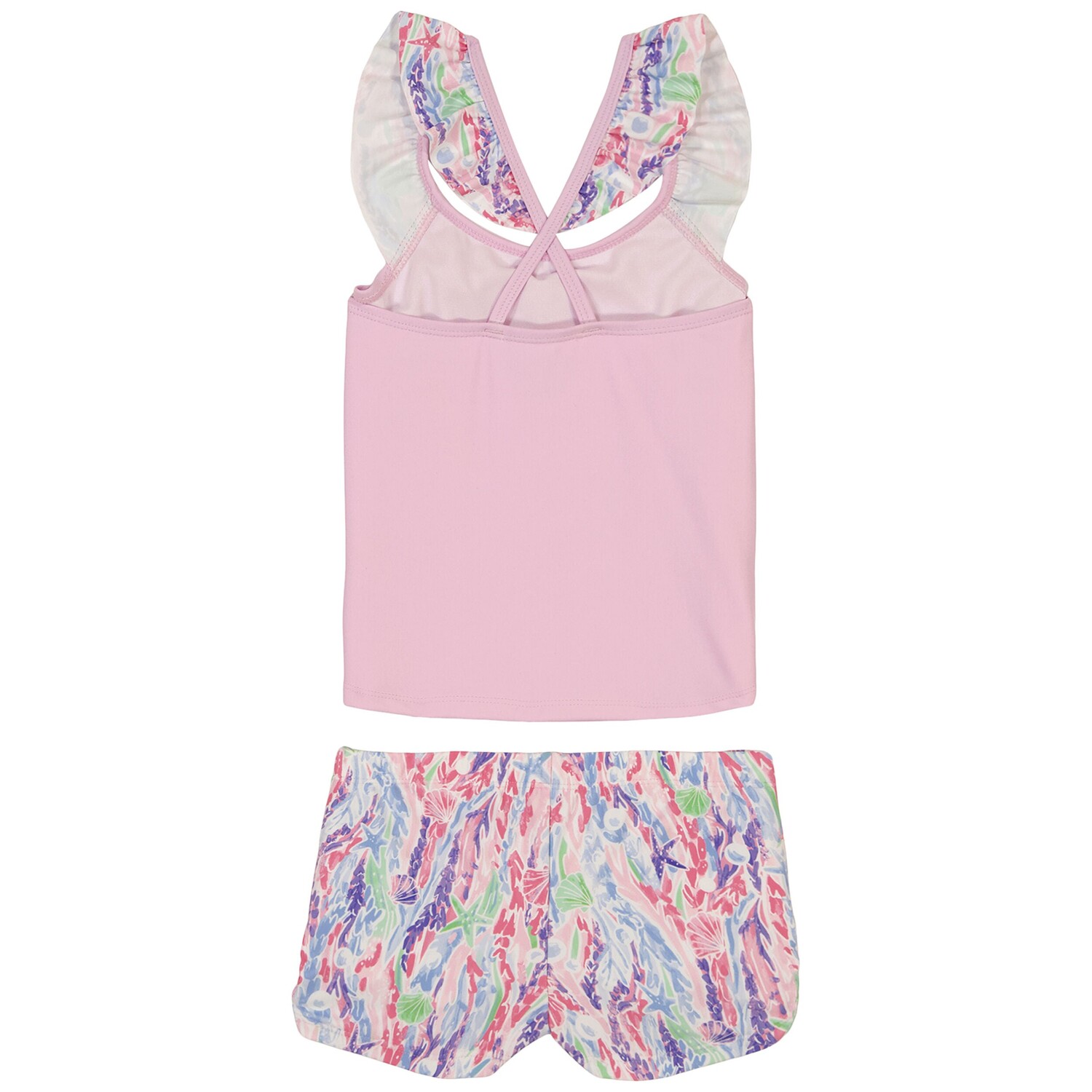 

Комплект танкини Nautica Little Girls Sea Life (4-6X), цвет Lilac Rose 14-3204 Tcx