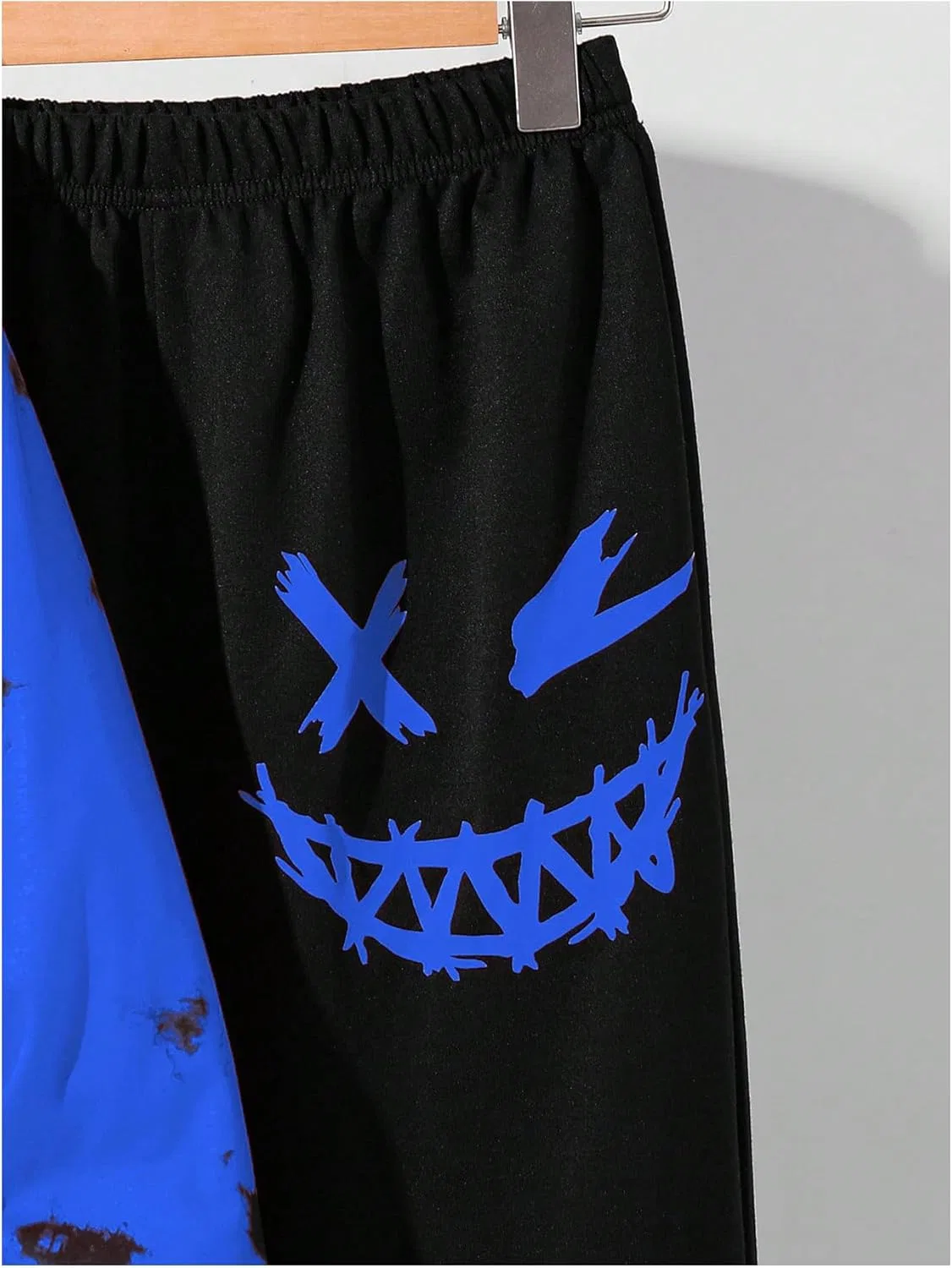 Детский спортивный костюм с принтом WDIRARA, 2 предмета, Royal Blue — фото 3