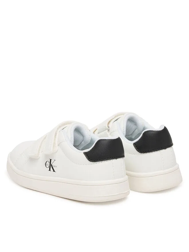 Calvin Klein Низкие кроссовки на липучке V1X9-83275-1355 белые — фото 3