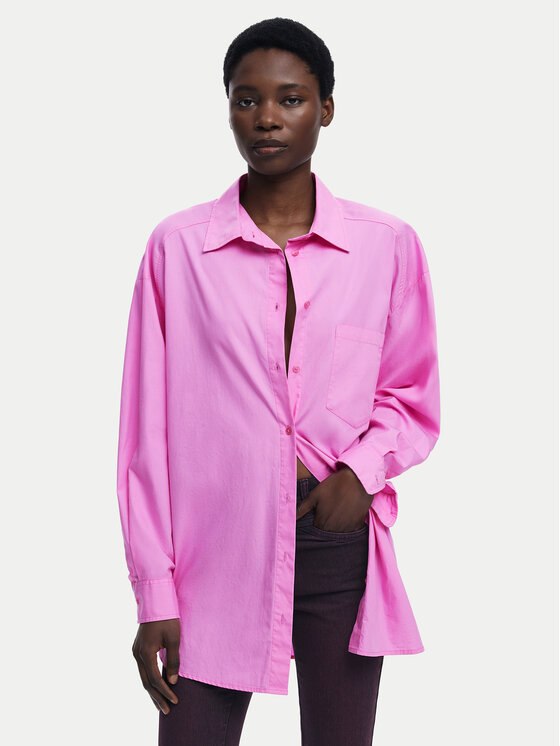 

Рубашка regular fit Girls 25WWCW16 Desigual, розовый