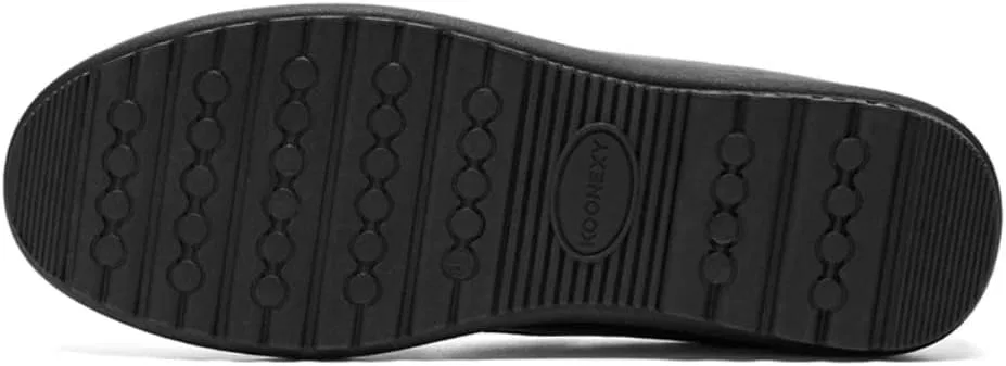 Туфли лоферы кожаные Mens Loafers, 9900 Black Adornosbt — фото 4