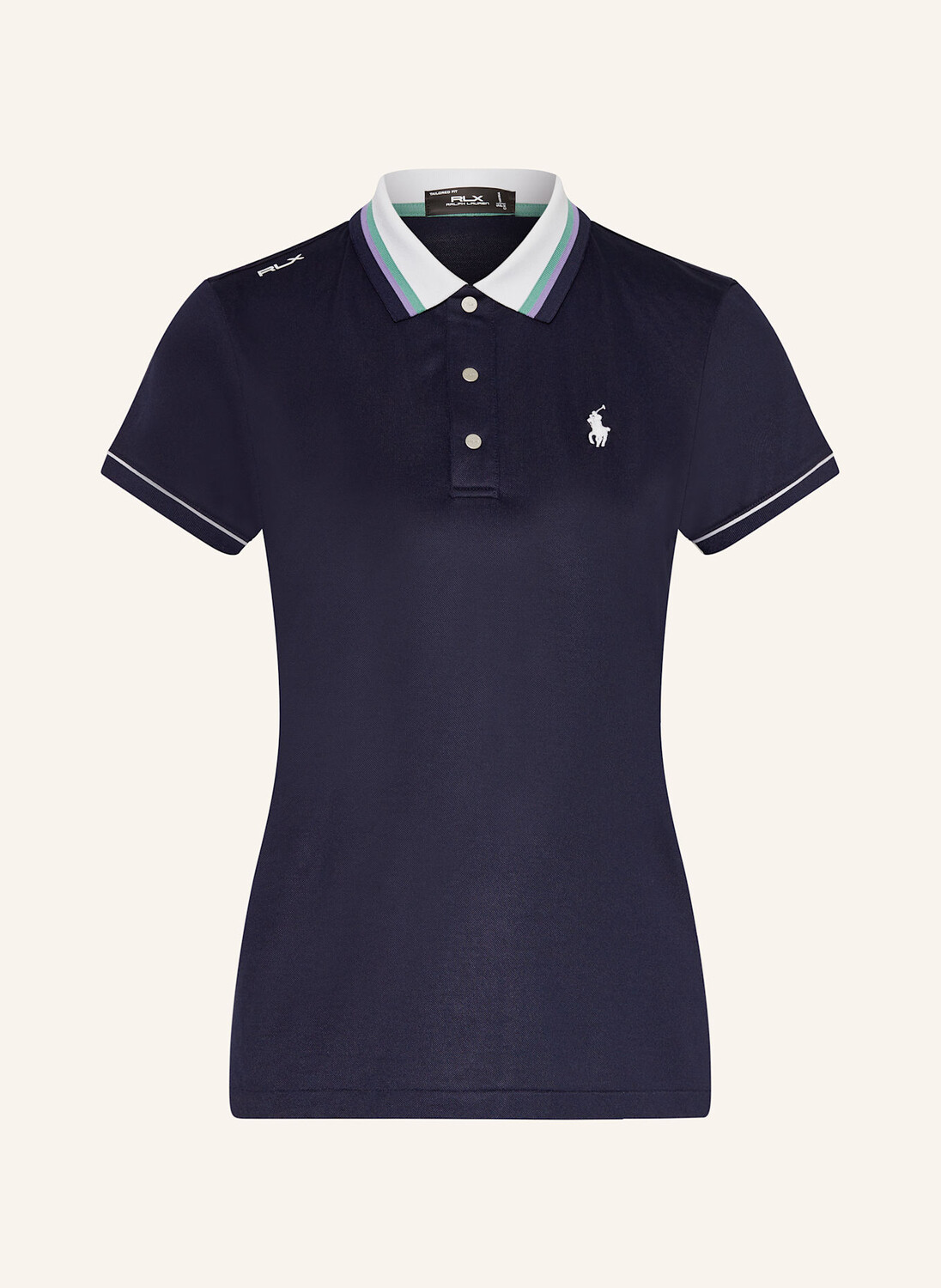 

Рубашка-Поло из пике Rlx Ralph Lauren, синий