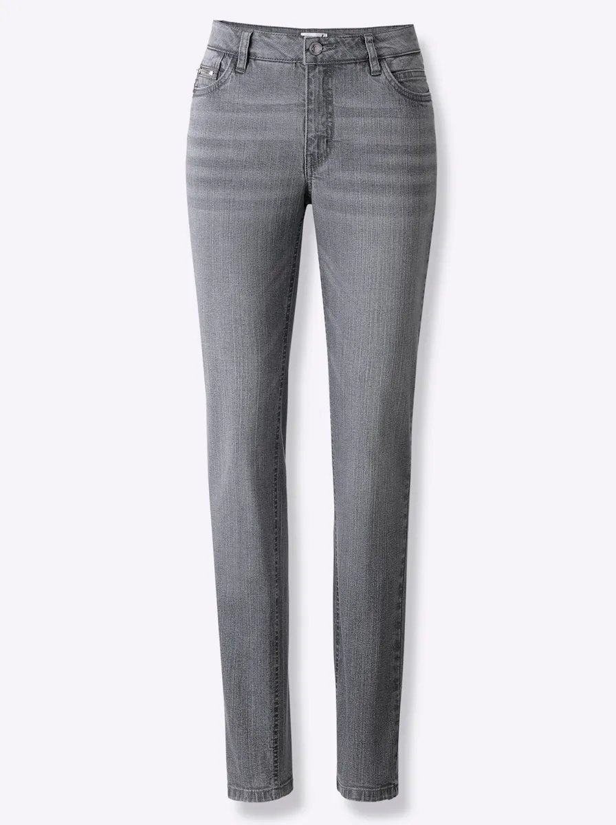 

Джинсы с 5 карманами в стиле casual Looks (1 шт.), джинсовый