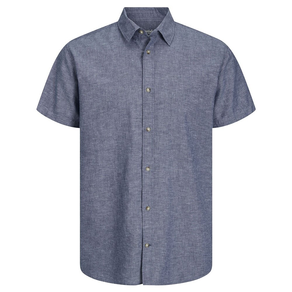

Рубашка с коротким рукавом Jack & Jones Summer Linen, серый