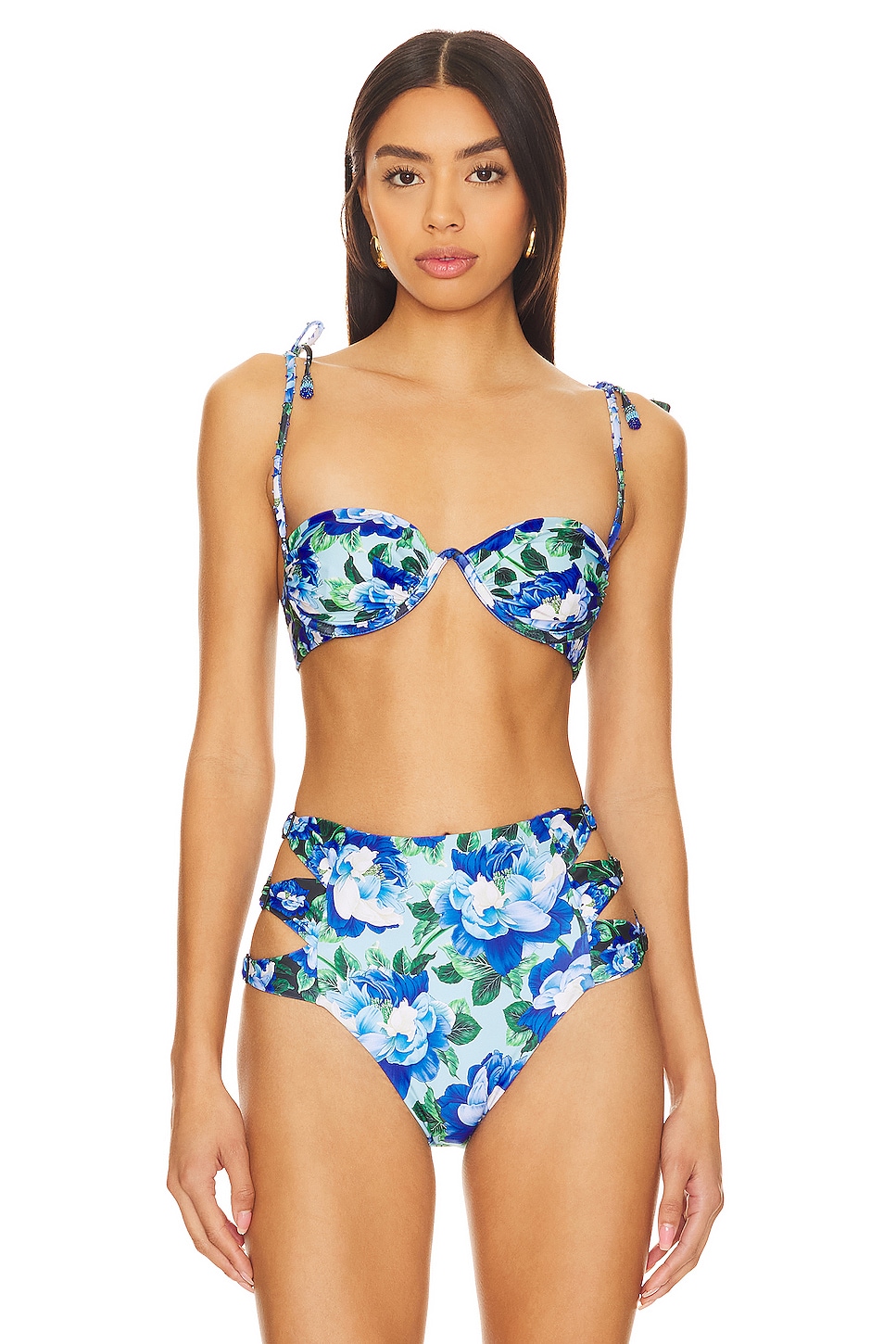 

X revolve donna топ на косточках Agua Bendita, синий
