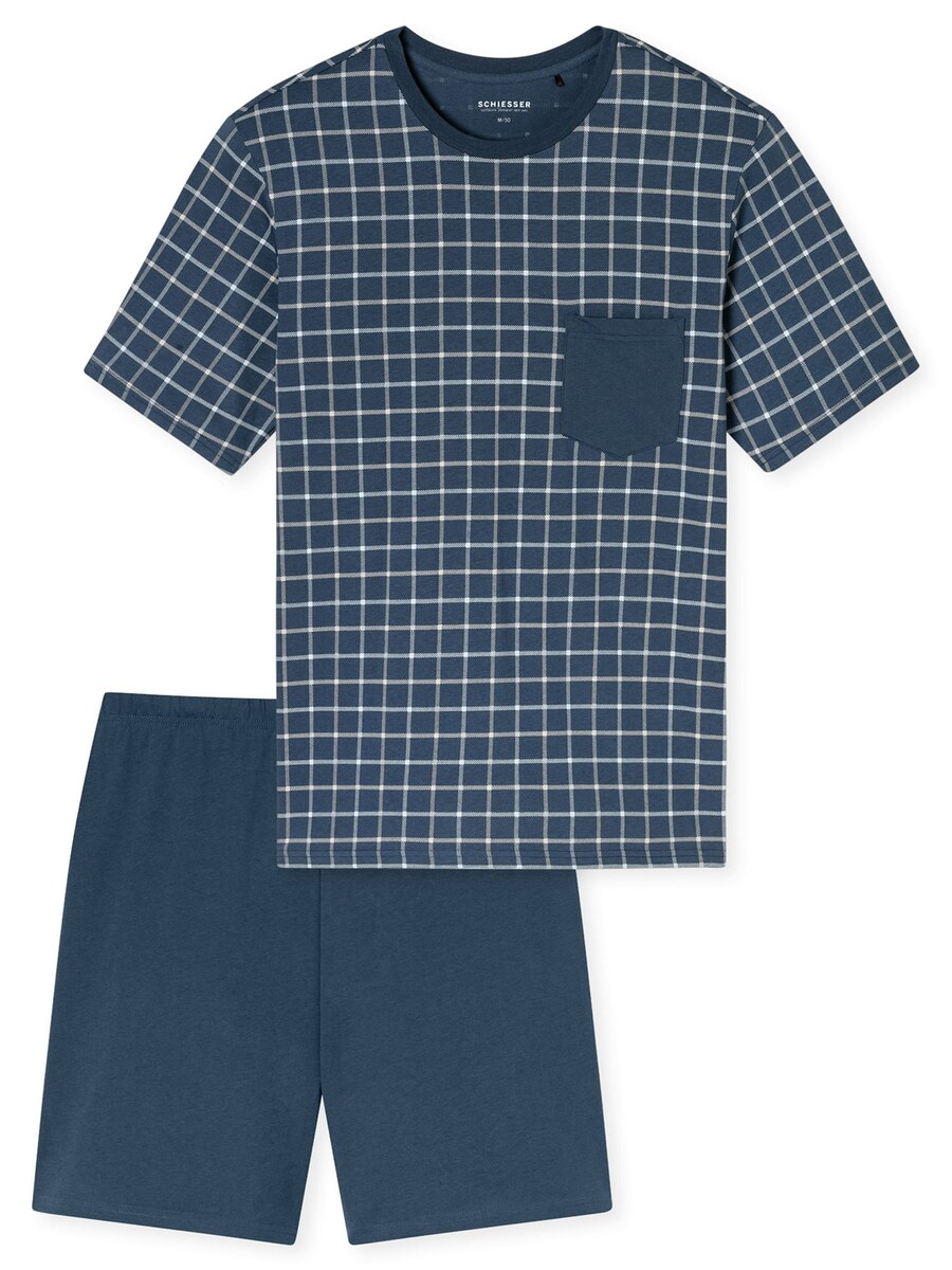 

Короткая пижама SCHIESSER Comfort Essentials, цвет Petrol