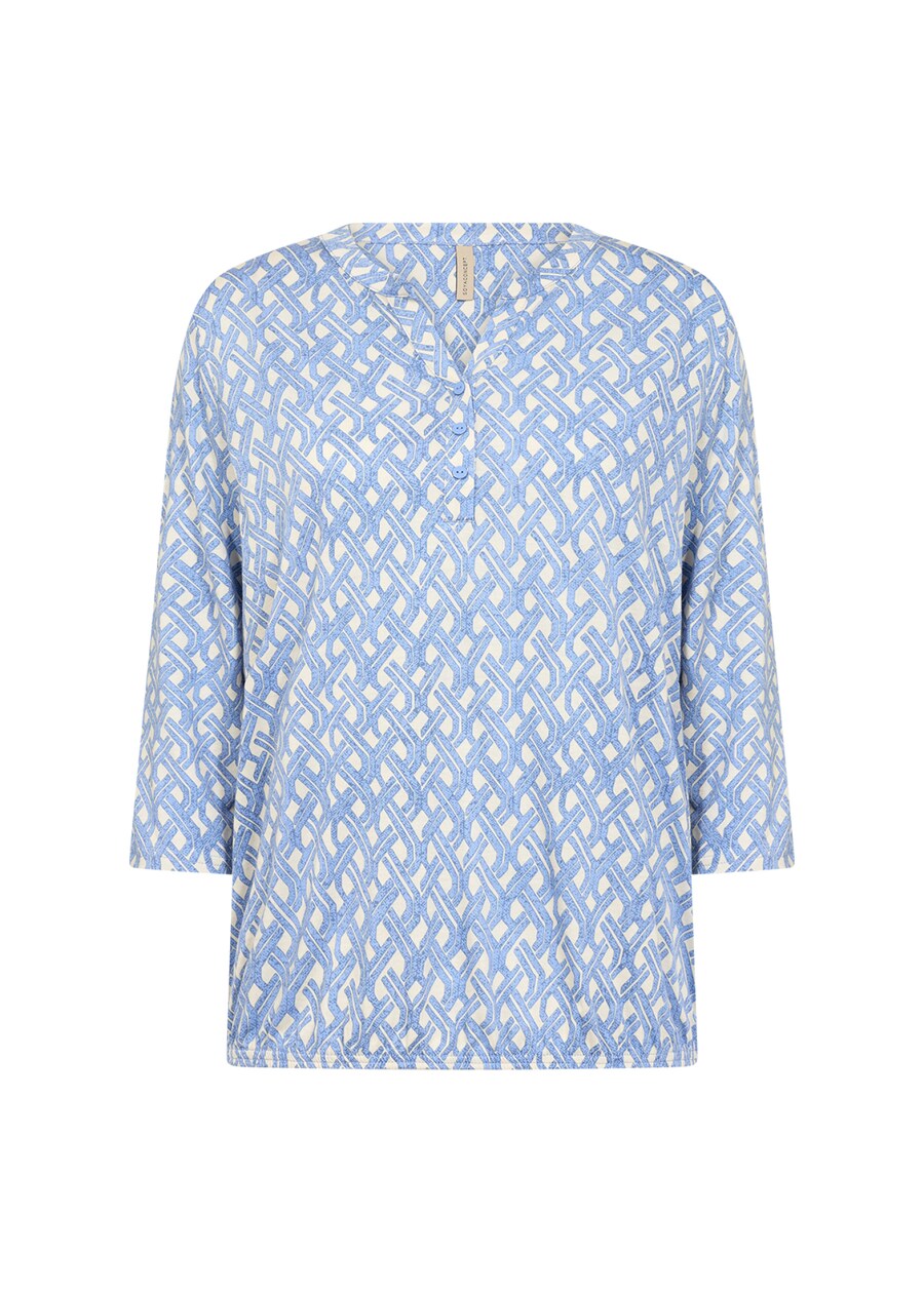 

Блузка Soyaconcept FELICITY, цвет Opal/Sky blue