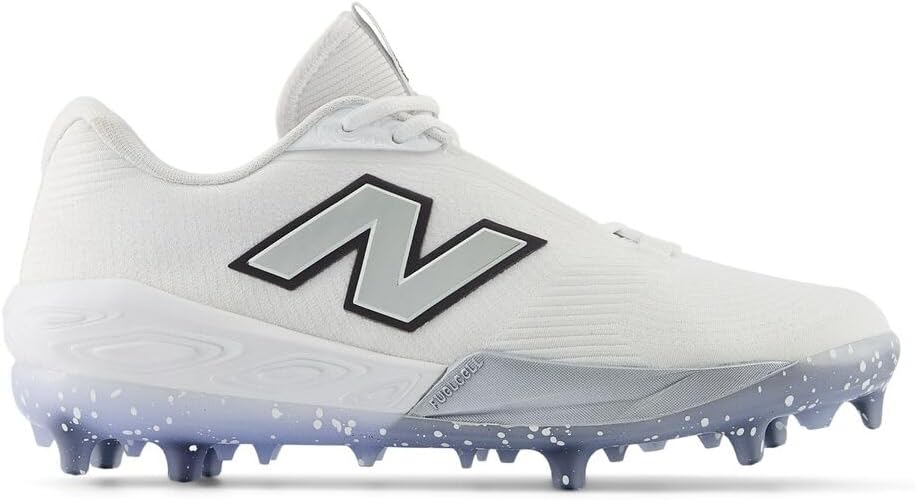 Бейсбольные кроссовки New Balance FuelCell Comp V4 для мужчин, White/Silver — фото 3
