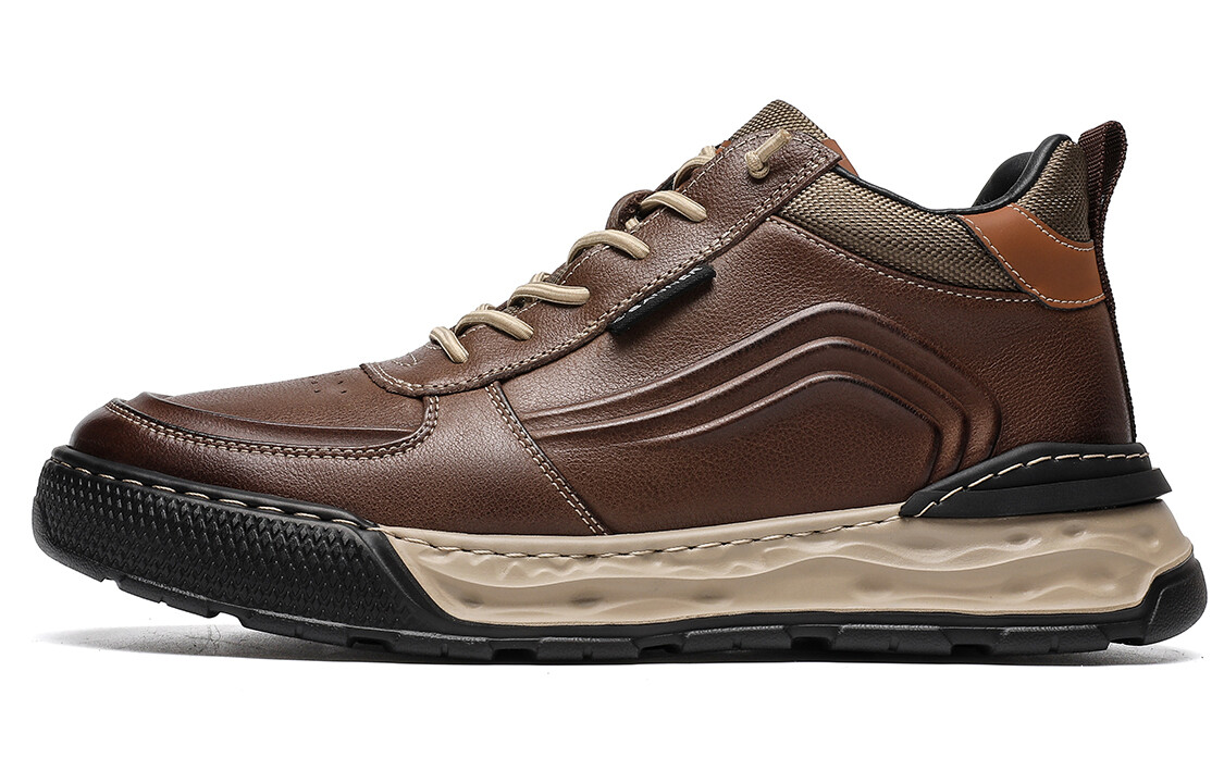 

Кроссовки C°BANNER Lifestyle Shoes Men High-top Brown, коричневый
