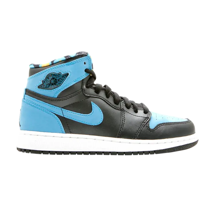 

Кроссовки Air Jordan 1 Retro High GS 'Vivid Blue', черный