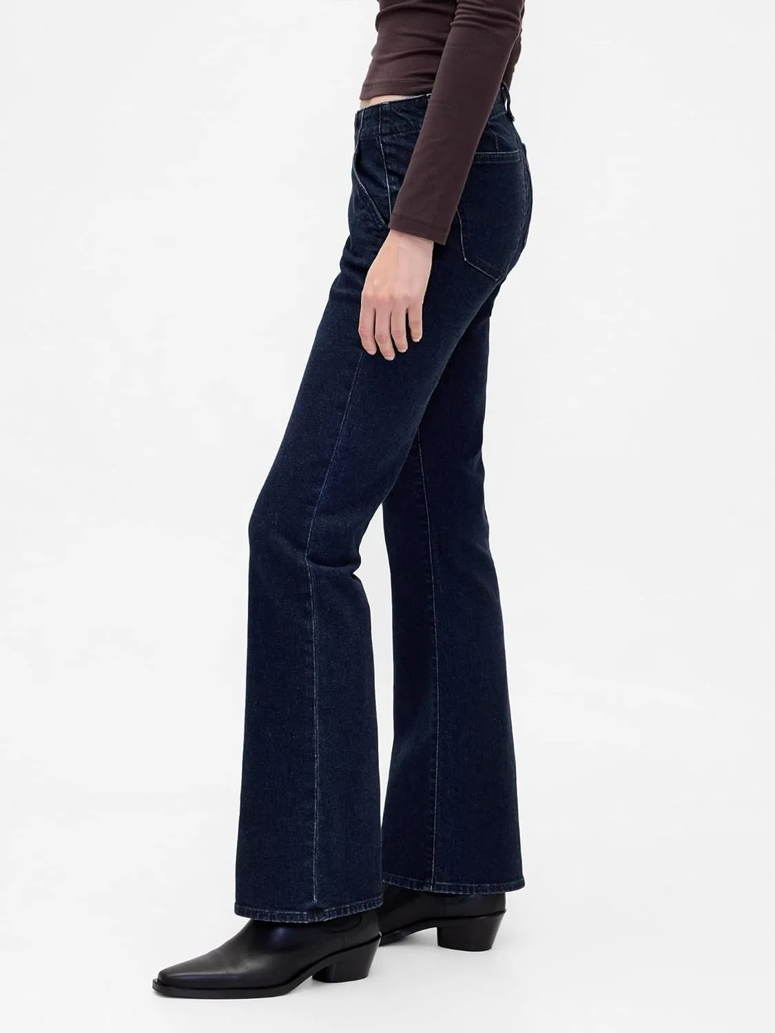 Джинсы Gap Women's Low Rise Long and Lean, Dark Rinse — фото 3