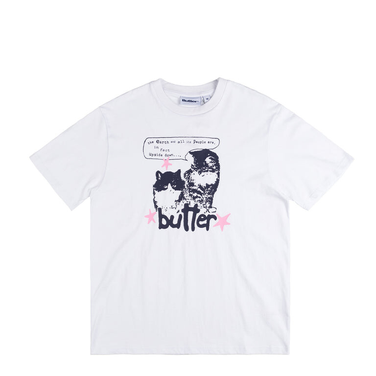 

Футболка upside down tee Butter Goods, белый