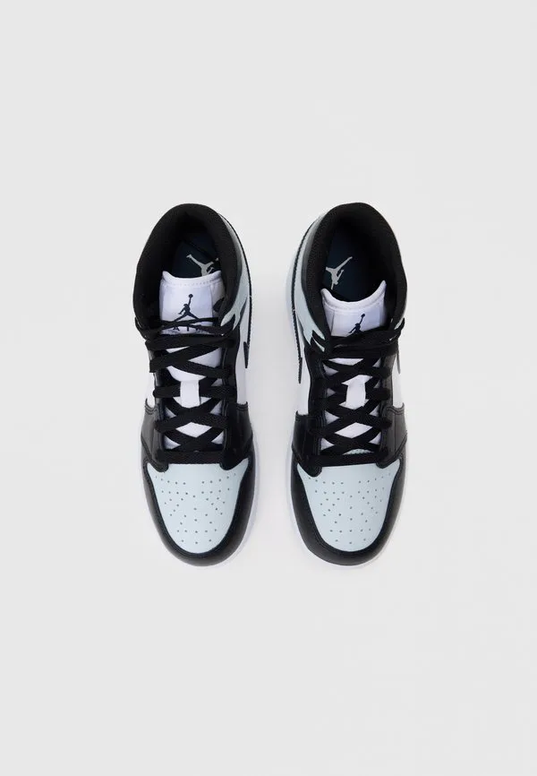 Кроссовки air jordan 1 mid унисекс Jordan, Black/Aura/Squadron Blue — фото 4