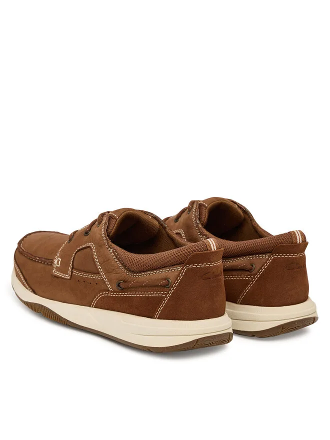 Clarks Туфли на шнуровке Sailview 26176971 коричневые — фото 3