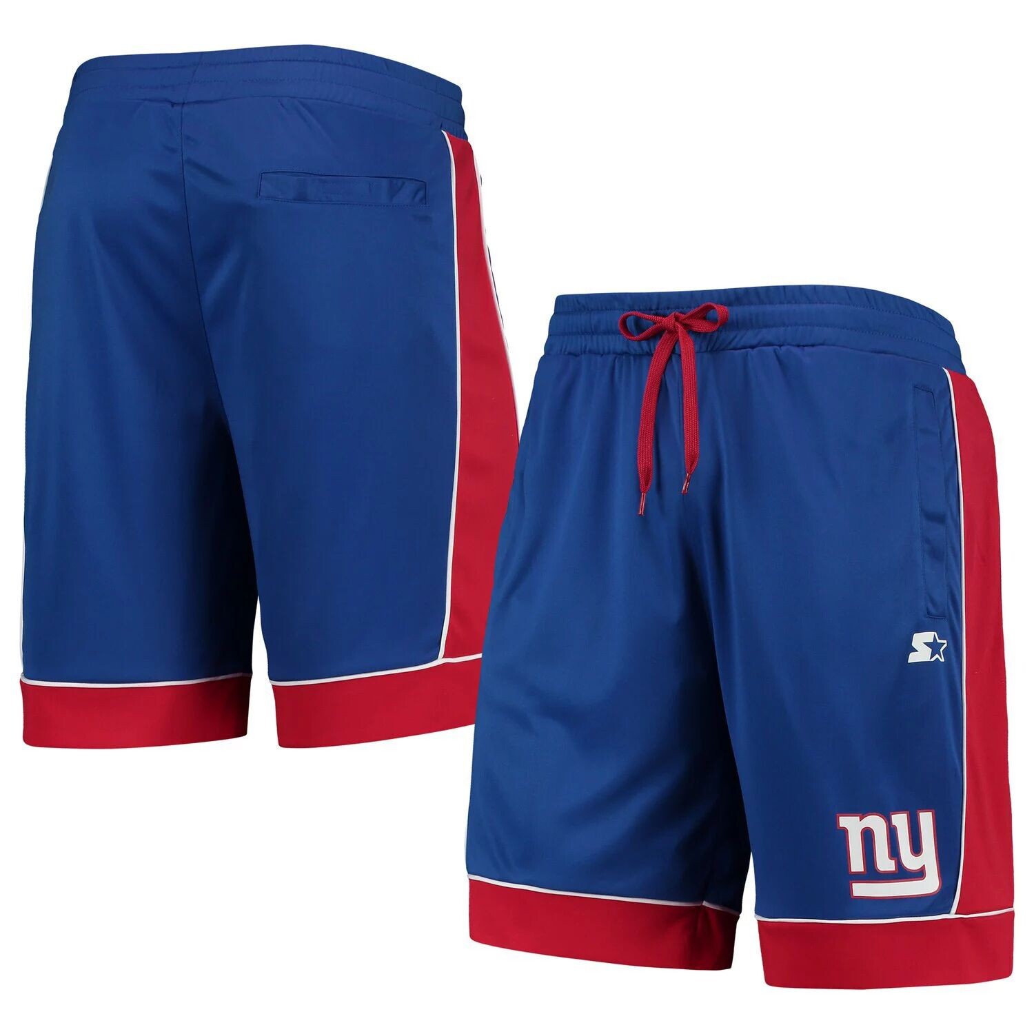 

Мужские королевские/красные модные шорты, любимые фанатами New York Giants Starter