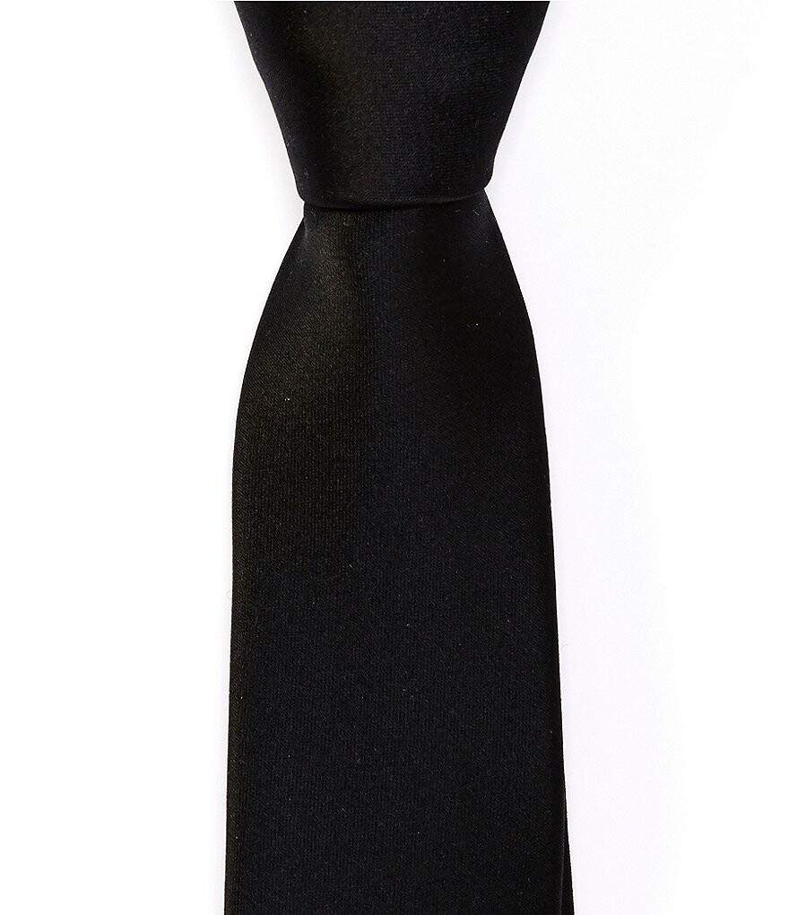 

Мурано Solid Skinny 2 1/4Шелковый галстук Murano, черный