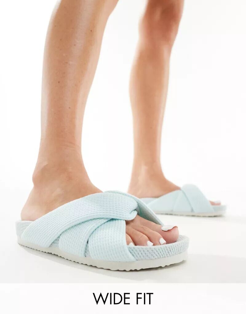 

Синие тапочки Simply Be Wide Fit