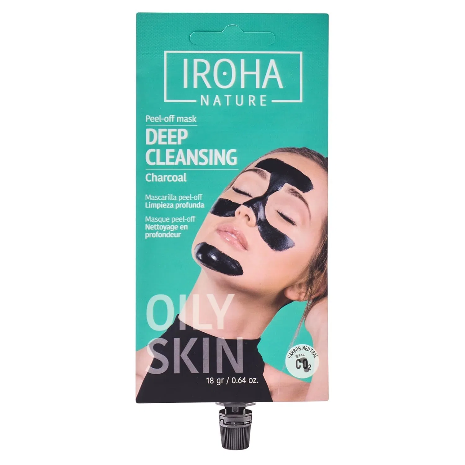 Детокс-маска-пленка с активированным углем от Iroha nature Iroha Nature