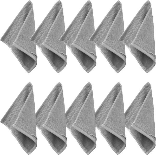 

Мини-полотенца Erwin Müller 10er-Pack 202516, 30x1x30 см, светло-серый