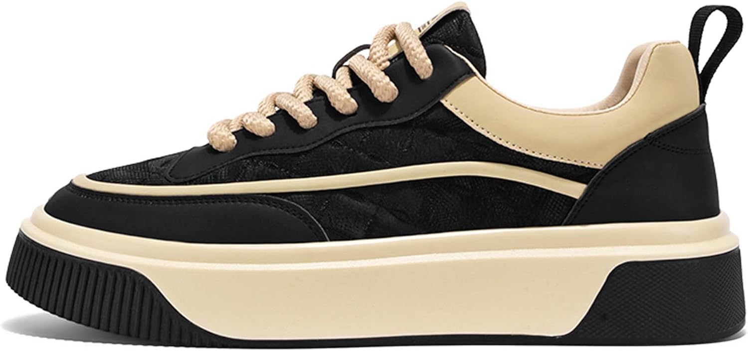 

Модные повседневные кроссовки для серфинга Four Season Trend с толстой подошвой, низким верхом, минималистичный дизайн, для мужчин Generic, черный