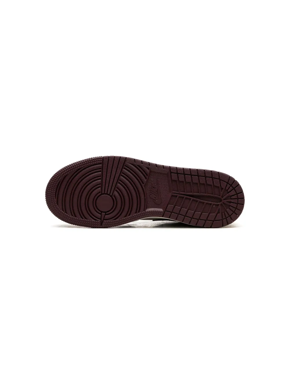 Кроссовки Air Jordan 1 Night Maroon Jordan Kids, красный — фото 4