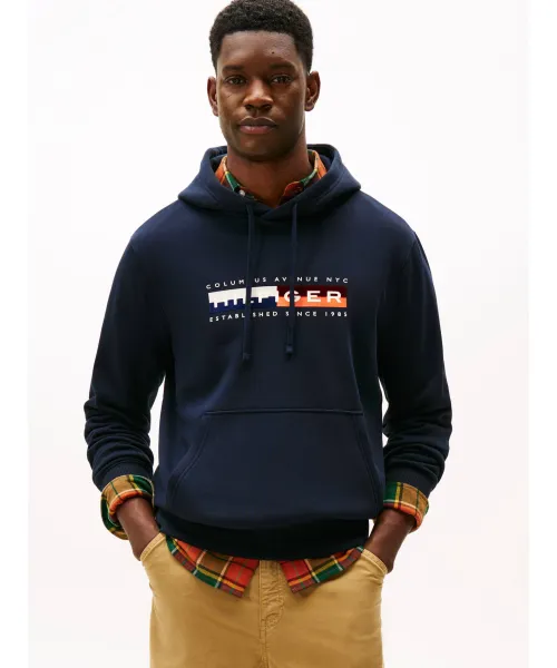 

Толстовка с блочной графикой Regular fit Tommy Hilfiger, синий
