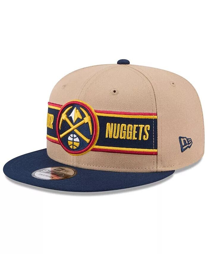 

Мужская коричнево-темно-синяя кепка Snapback Denver Nuggets NBA Draft 9FIFTY 2024 New Era, синий