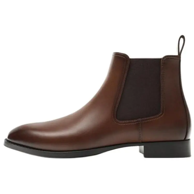 

Мужские ботинки «Челси» темно-коричнево-желтый Zara