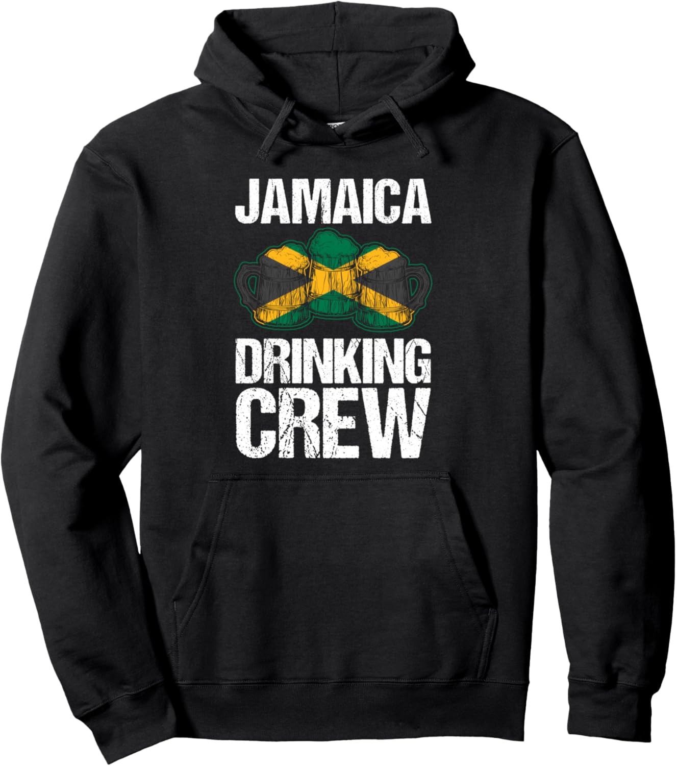 

Худи Jamaica Drinking Crew Jamaica Drinking Team & Jamaican Roots Gift, черный
