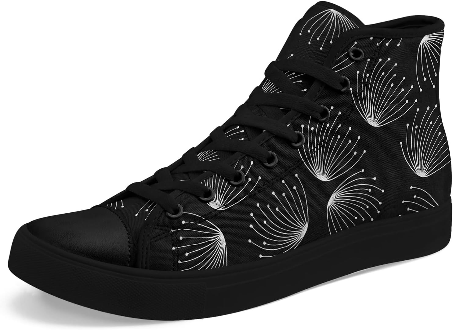 

Высокие кеды из холщовой ткани AWSOLE для мужчин и женщин, модный подарок, дышащие, унисекс, уличная обувь, плоские прогулочные туфли, белый/черный