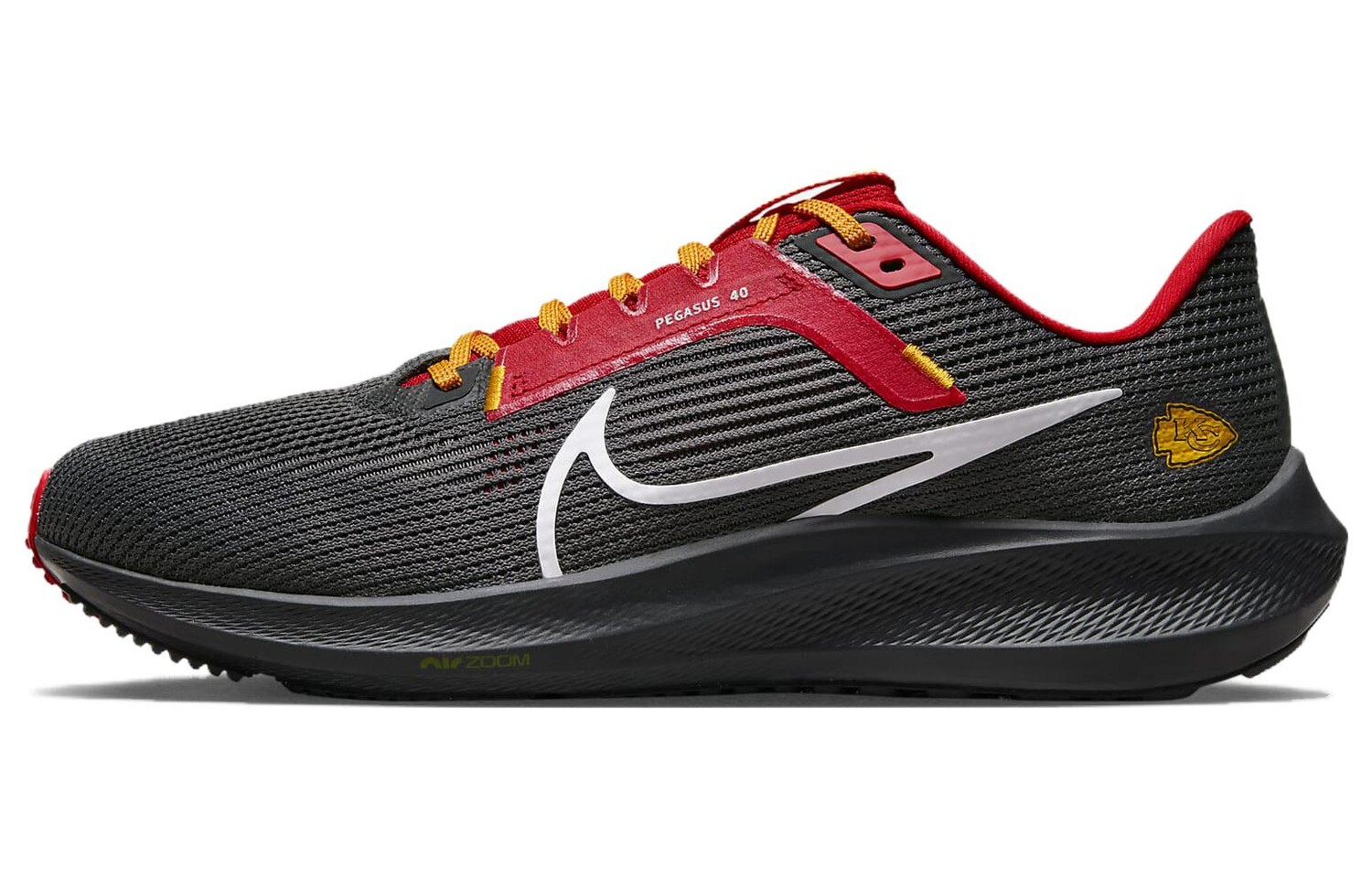 

Кроссовки Nike Pegasus 40 Kansas City Chiefs, серый/красный