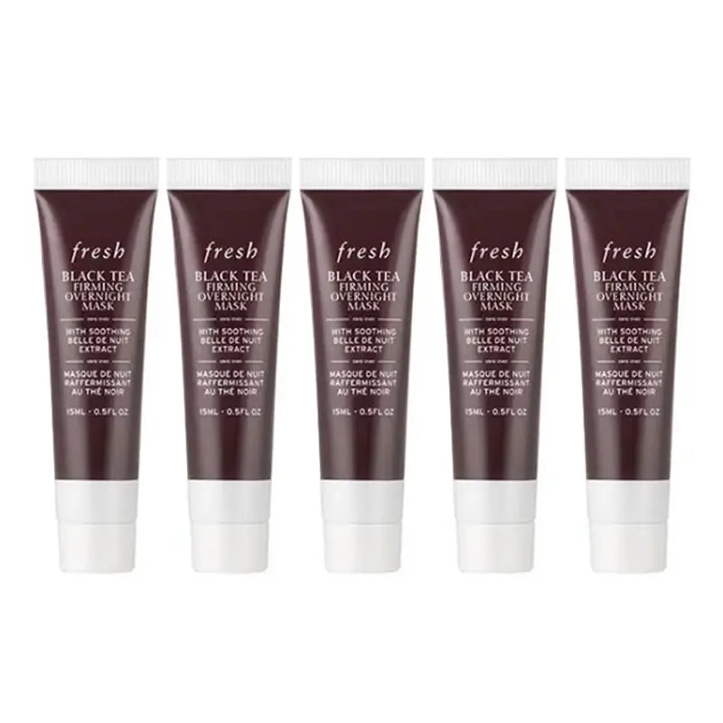 

Fresh Ночная маска для лица с черным чаем, формирующая и подтягивающая кожу, пробный набор, стабилизирующее увлажнение