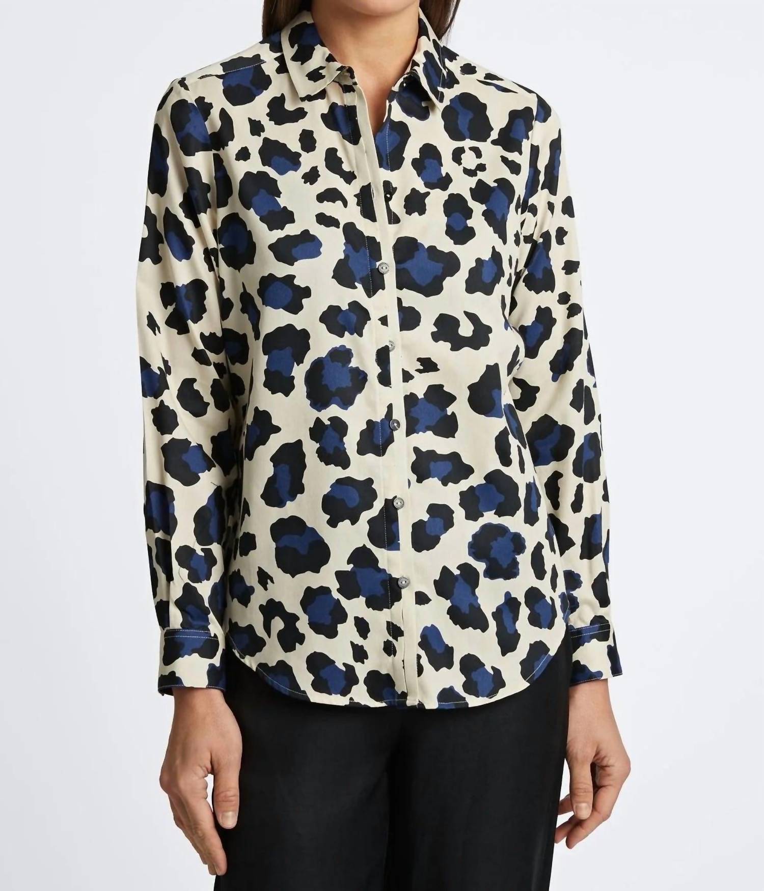 

Блузка женская Foxcroft, цвет cheetah print