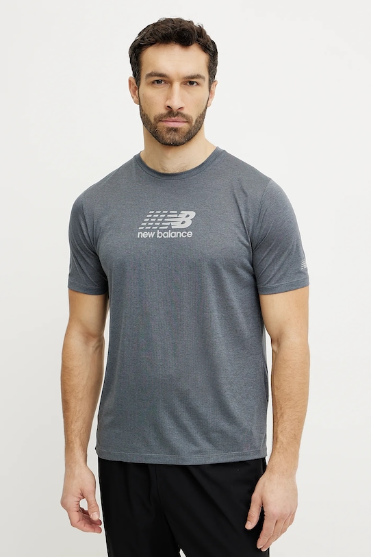 

Футболка для бега Athletics Graphic New Balance, серый